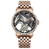 Tourbillon Luxury Skeleton Manual Mechanical Inspirational Watches