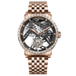 Tourbillon Luxury Skeleton Manual Mechanical Inspirational Watches