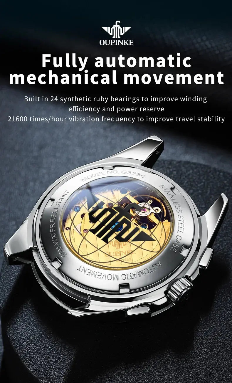 Automatic Skeleton Fashion Watch Inspirational Watches