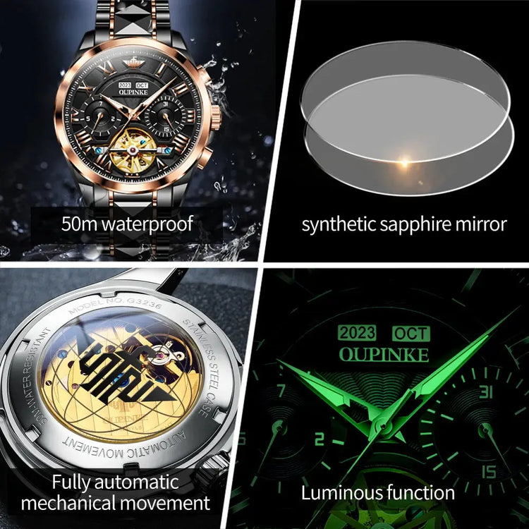 Automatic Skeleton Fashion Watch Inspirational Watches