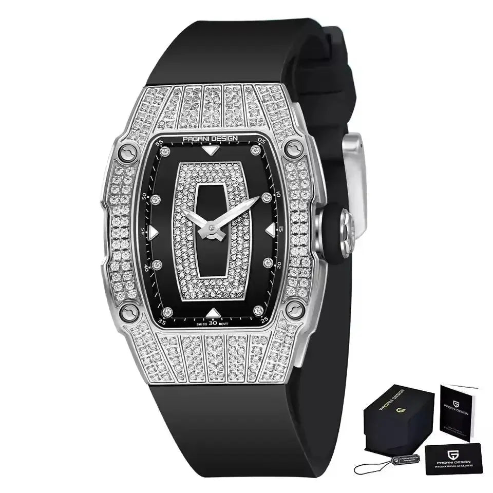 Fashion Women Creative Diamond Inlaid Waterproof Watches - Inspirational Watches
