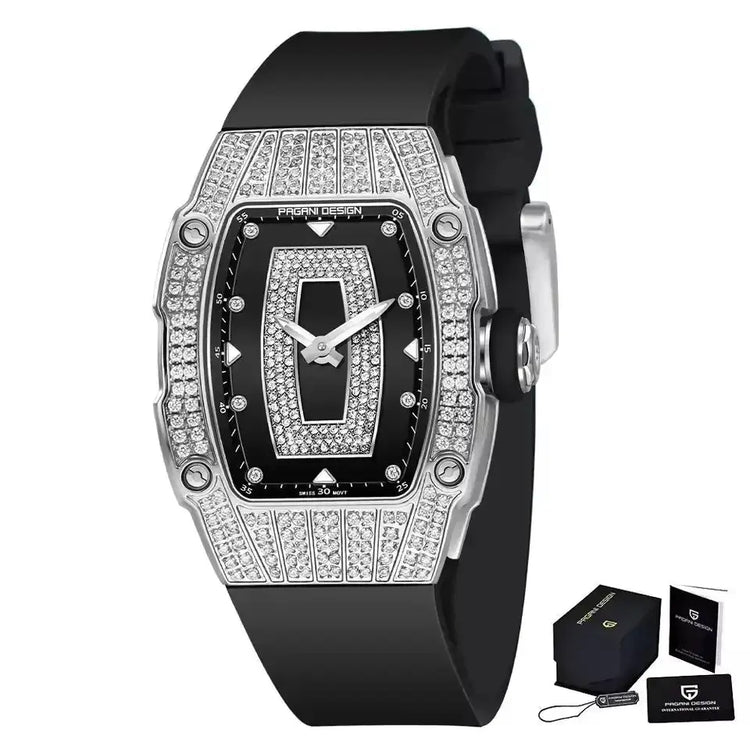 Fashion Women Creative Diamond Inlaid Waterproof Watches - Inspirational Watches