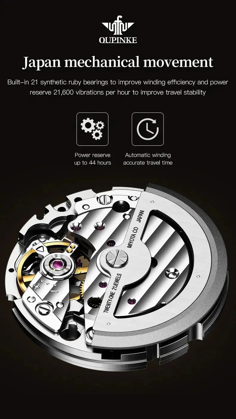 Automatic Original Watch with Japan Movement Inspirational Watches