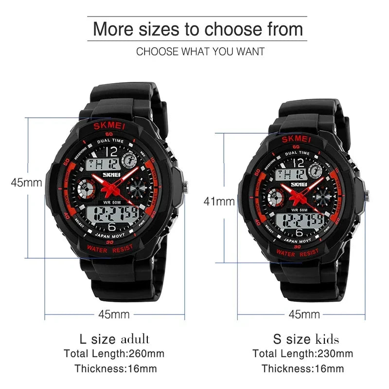 Shockproof Waterproof Digital Sport Watches Inspirational Watches
