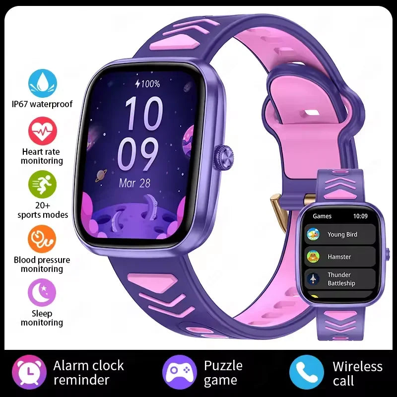 Waterproof Fitness Tracker Bluetooth Call Kids Smartwatch Inspirational Watches