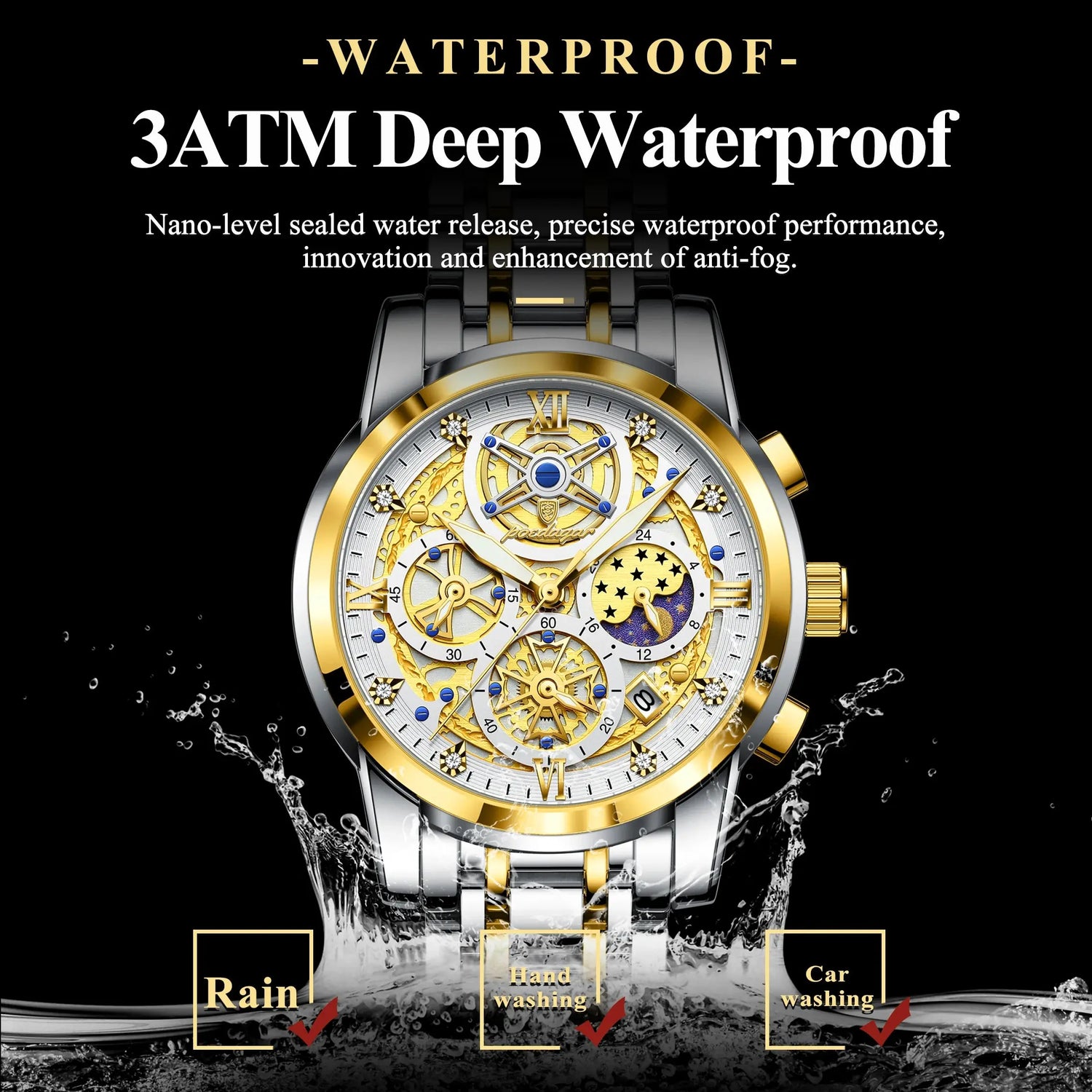 Original chronograph Stainless Steel Watches Inspirational Watches