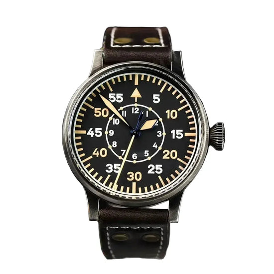 42mm Retro Automatic Men Pilot Watches Sapphire Glass - Inspirational Watches