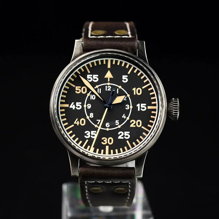 42mm Retro Automatic Men Pilot Watches Sapphire Glass - Inspirational Watches