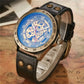 Retro Skeleton Automatic Watch – Vintage Mechanical Design