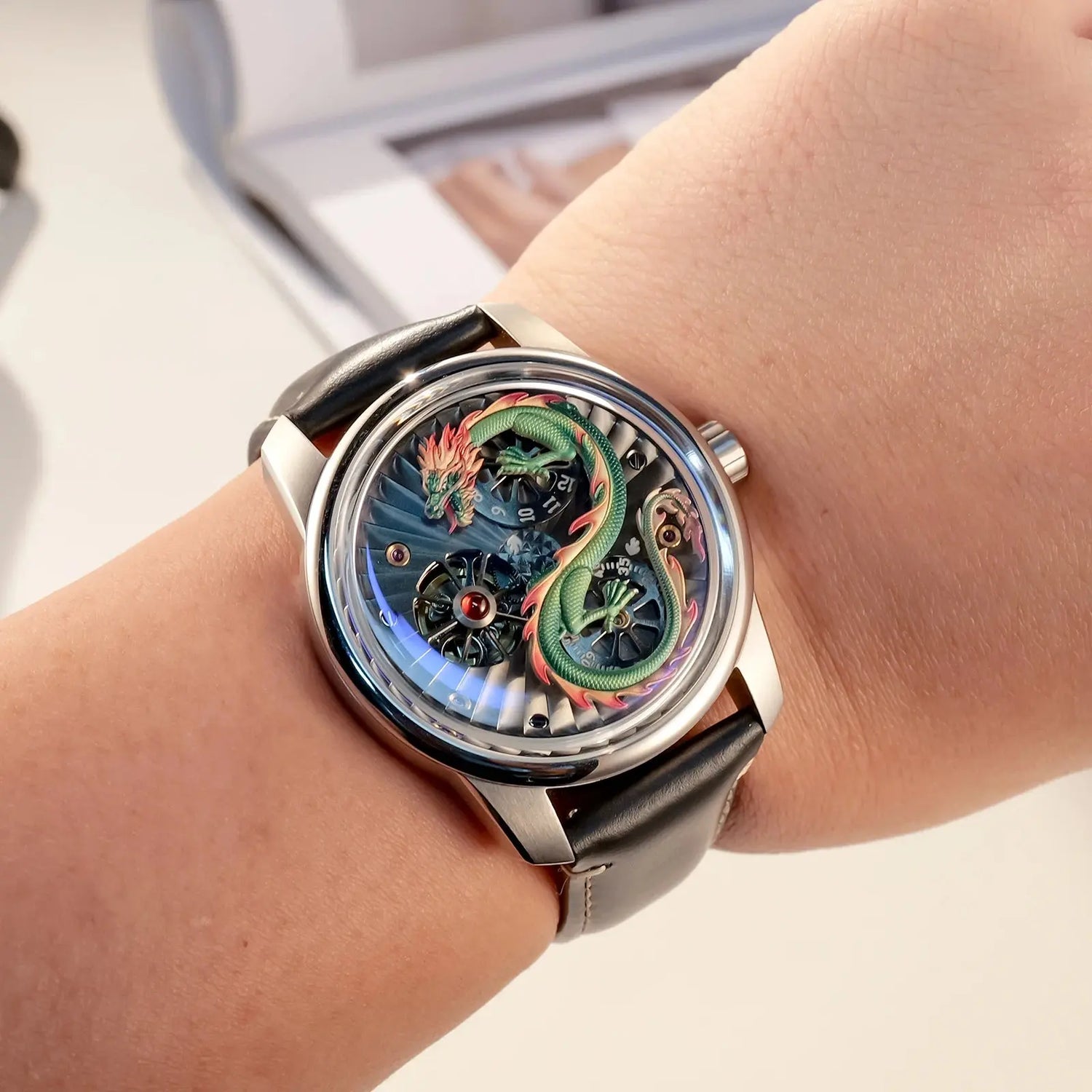 Dragon Luminous Waterproof Automatic Inspirational Watches