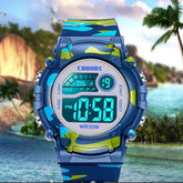 Waterproof Luminous Sport LED Digital Watches for Kids Inspirational Watches