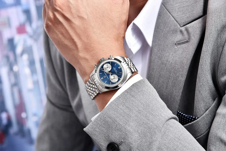 Sports Quartz Chronograph Men Luxury Watches Sapphire Stainless Steel Diving Clock Inspirational Watches