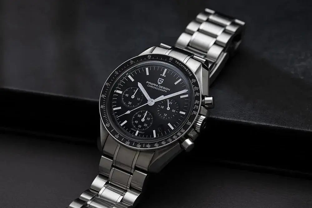 Luxury Business Mens Watches Chronograph AR Sapphire Mirror Waterproof - Inspirational Watches