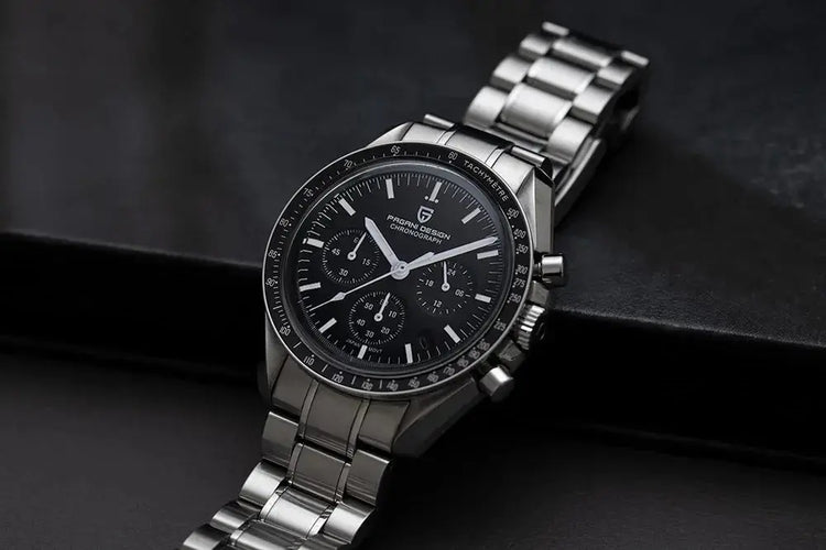 Luxury Business Mens Watches Chronograph AR Sapphire Mirror Waterproof - Inspirational Watches