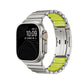 Titanium and Silicone Apple Watch Strap