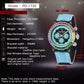 Automatic Mechanical Watch 40MM Rainbow Circle Multifunction Wristwatch Inspirational Watches