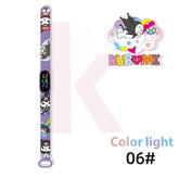 Kuromi Cartoon Waterproof Touch LED Digital Watch Inspirational Watches