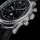 Moon phase Pilot Chronograph Mechanical Tianjin ST1908 Movement Inspirational Watches