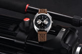 Luxury 40mm Stainless Steel Sports Watch with Chronograph - Inspirational Watches