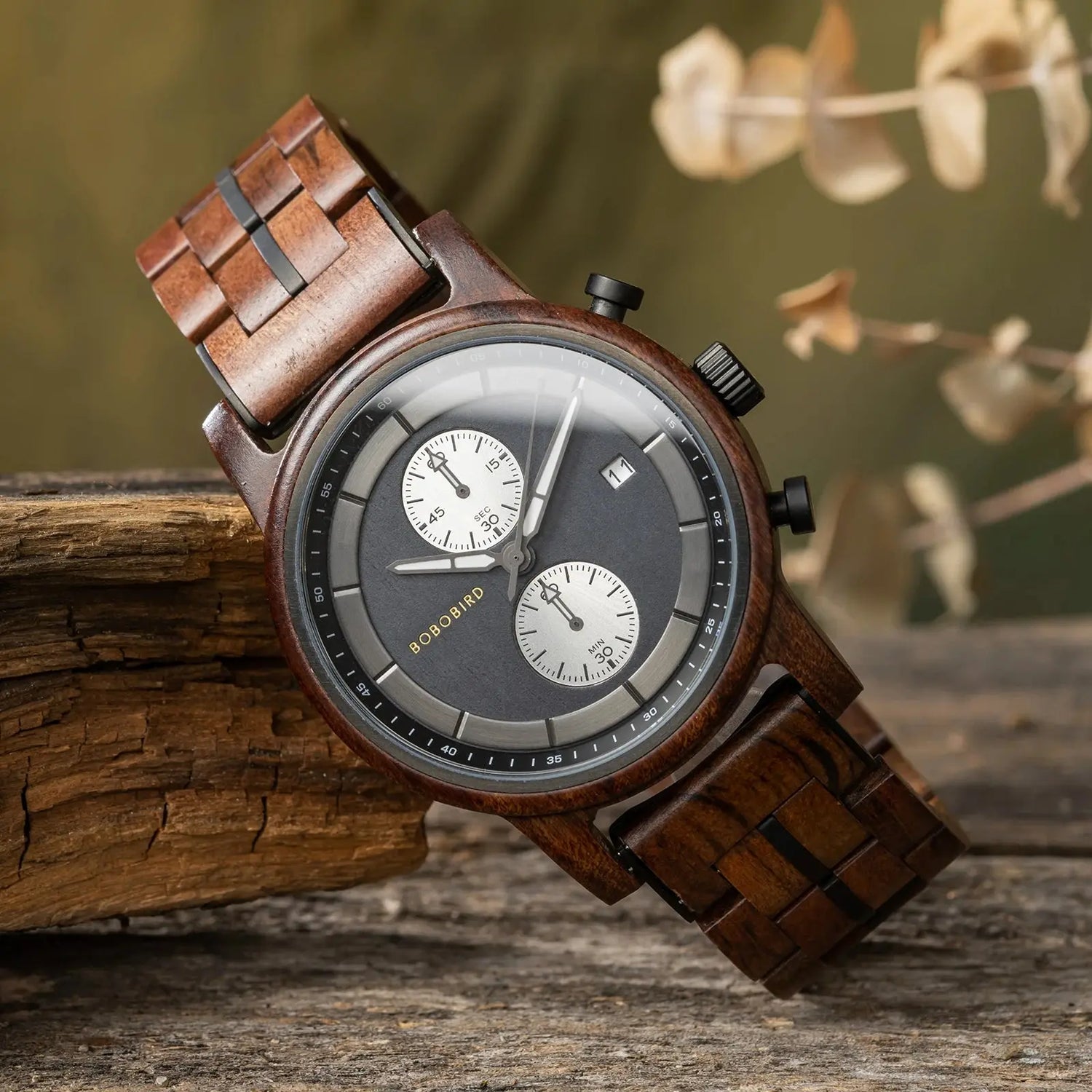 Vintage Wooden Watch for Men – Luxury Original Wristwatch with Premium Design - Inspirational Watches