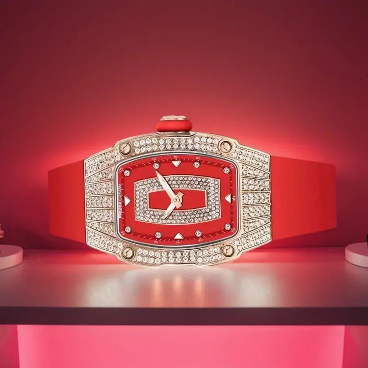 Fashion Women Creative Diamond Inlaid Waterproof Watches - Inspirational Watches