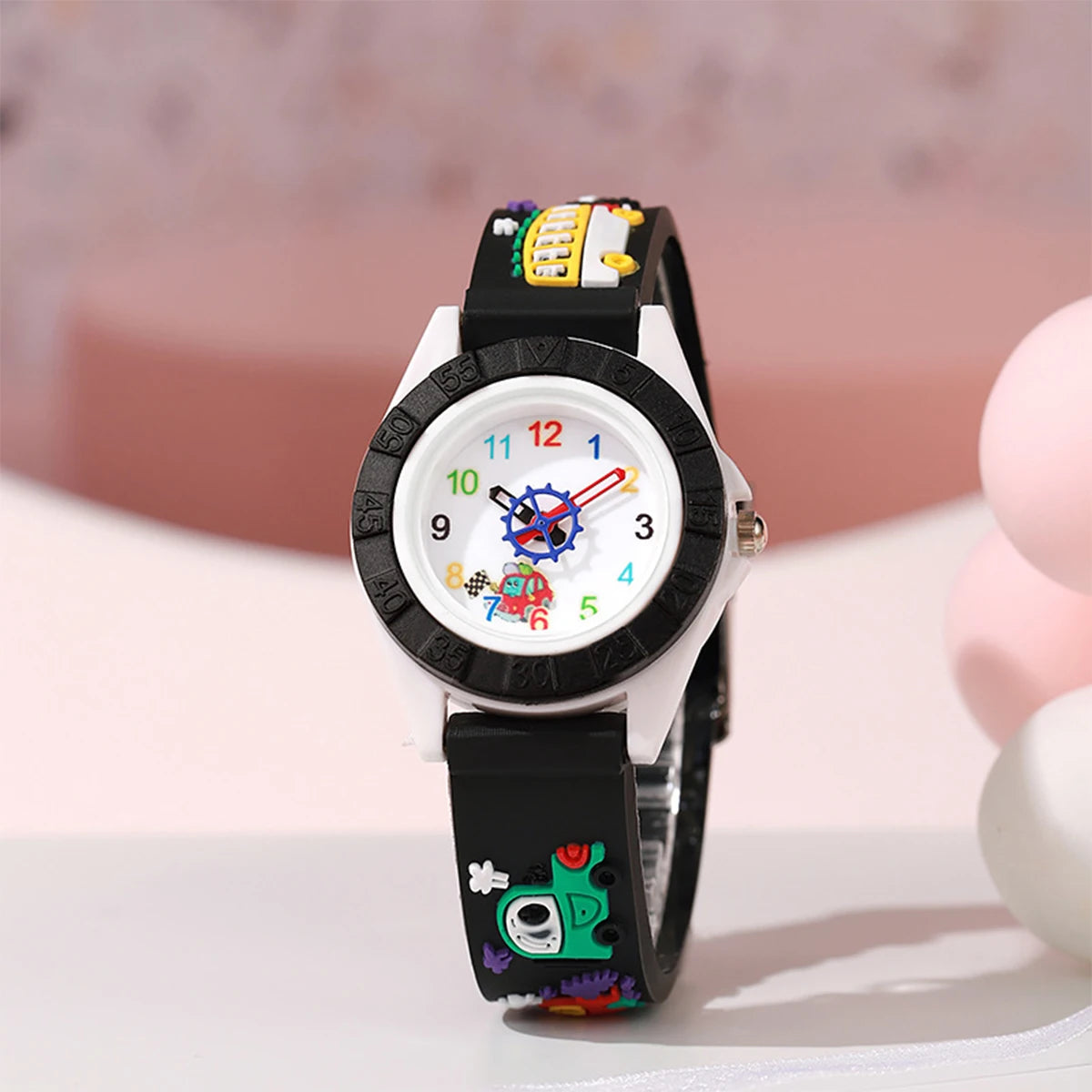 Fun Cartoon Car Kids Watch Inspirational Watches