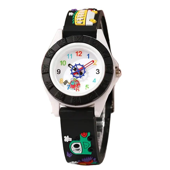 Fun Cartoon Car Kids Watch Inspirational Watches