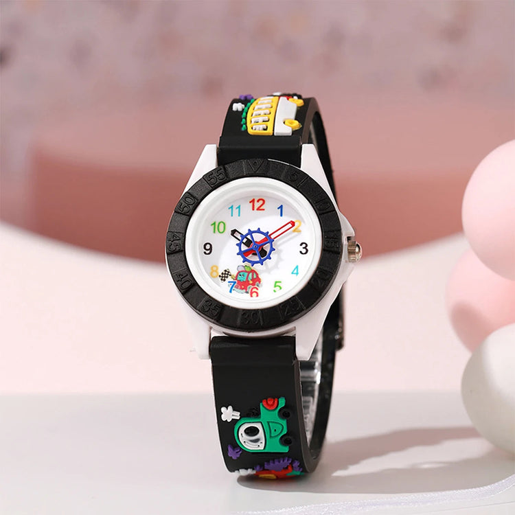 Fun Cartoon Car Kids Watch Inspirational Watches