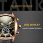 Reef Tiger 316L Stainless Steel Wine Barrel Automatic Watch Fashion Mulitfunction Tourbillon Mechanical Watches for Men RGA3069 Inspirational Watches