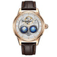 Dual Earth Rotating Waterproof Pilots 1963 Flywheel Wristwatches Inspirational Watches