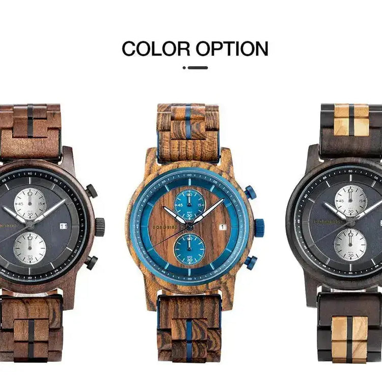 Vintage Wooden Watch for Men – Luxury Original Wristwatch with Premium Design - Inspirational Watches