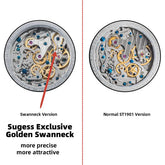 Mechanical Chronograph Panda Wristwatch Air Force Sapphire Waterproof Inspirational Watches