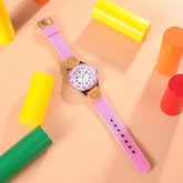 Colorful Number Kids watch Fabric Strap Inspirational Watches