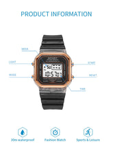 Multifunctional LED Digital Kids Sports Watch Inspirational Watches