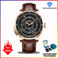 Horse Gambling Full Automatic Mechanical Inspirational Watches