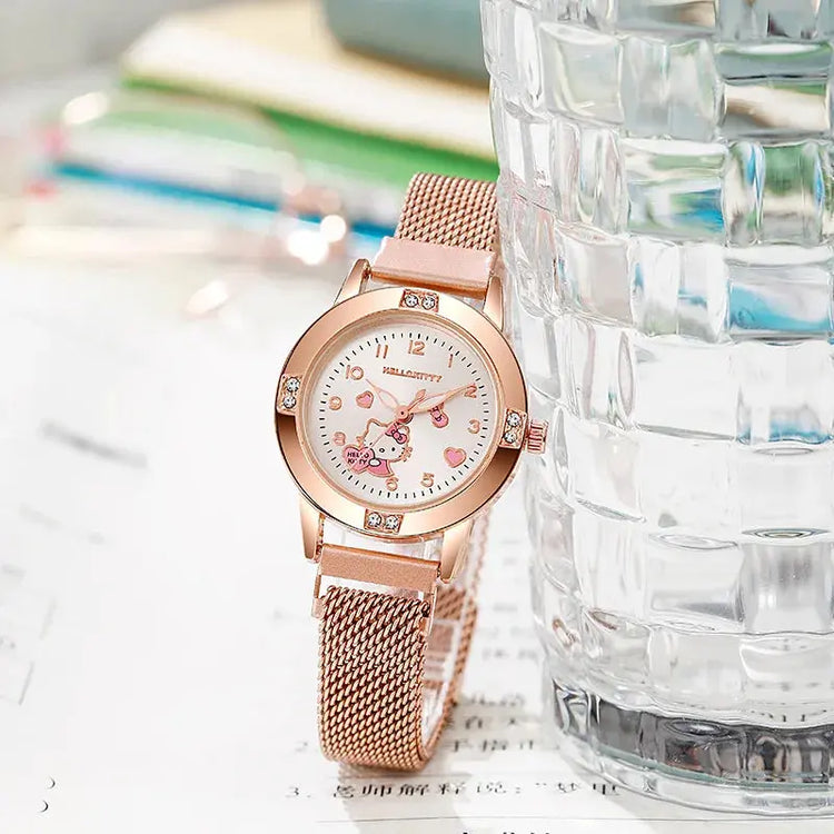 Fashion Hello Kitty Diamond Women Watch Inspirational Watches