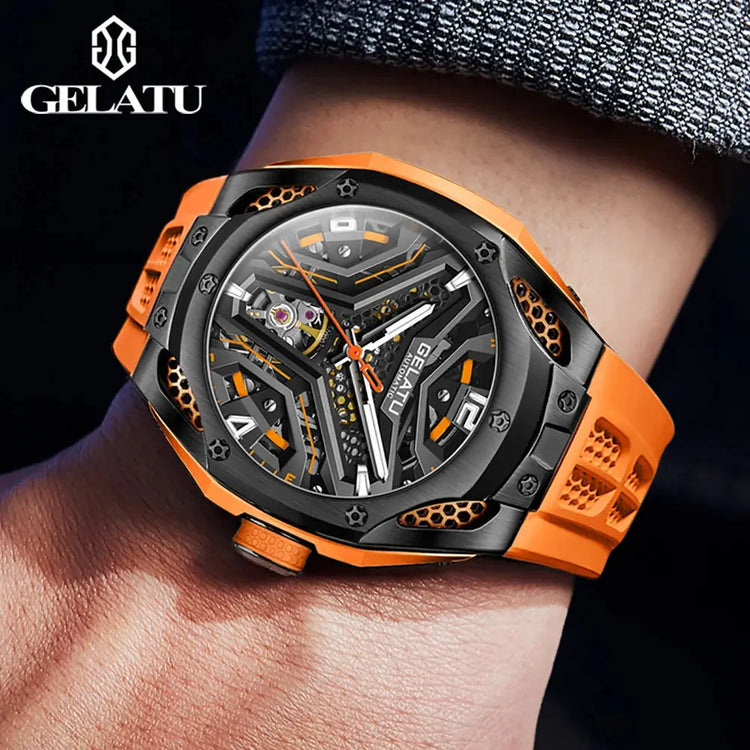 Hollow out Automatic Men&