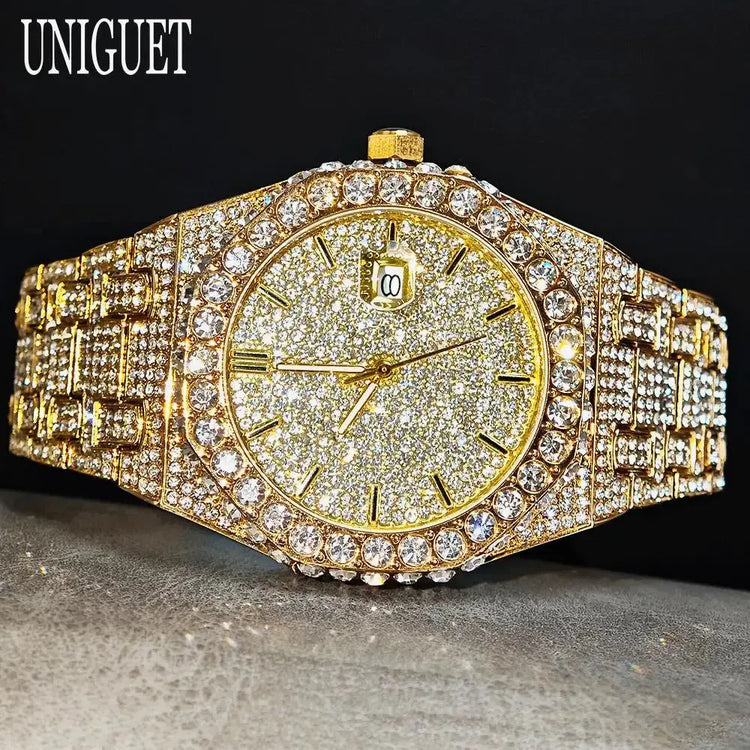 Luxury Iced Out Waterproof Watch - Inspirational Watches