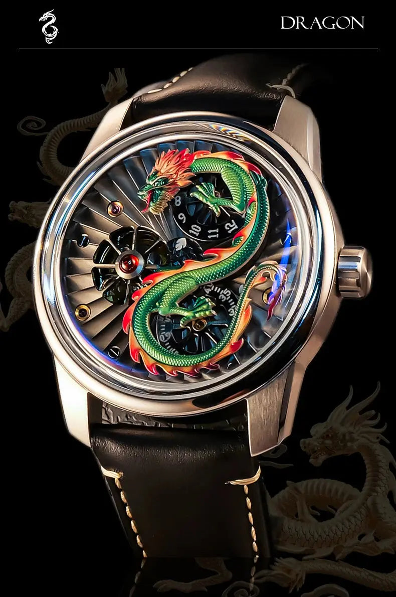 Dragon Luminous Waterproof Automatic Inspirational Watches