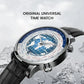 World Time Luxury Business Formal Automatic Mechanical Inspirational Watches