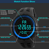 Digital Waterproof Casual Luminous sport watch - Inspirational Watches