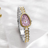 BERNY Snake-shaped Watch for Women Quartz Miyota 2035 Fashion Jewelry Bracelet Silver Gold Ladies Wristwatch Luxury Gift Watches Inspirational Watches