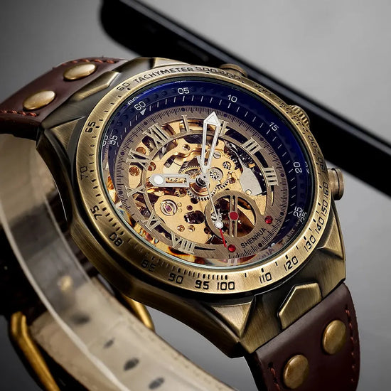Retro with Genuine Leather Inspirational Watches