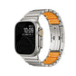 Titanium and Silicone Apple Watch Strap