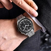 Luxury Business Mens Watches Chronograph AR Sapphire Mirror Waterproof - Inspirational Watches