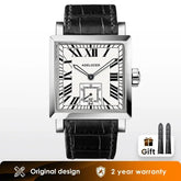 Square Business Formal Automatic Mechanical Inspirational Watches
