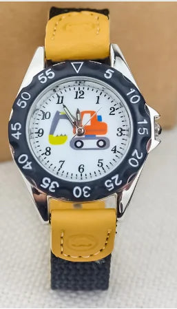 Colorful Number Kids watch Fabric Strap Inspirational Watches