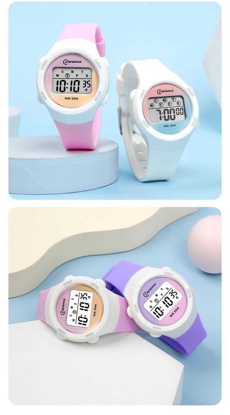 30M Waterproof Digital Kids Sports Watch Inspirational Watches