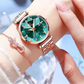 Faceted Dial Women’s Quartz Watch