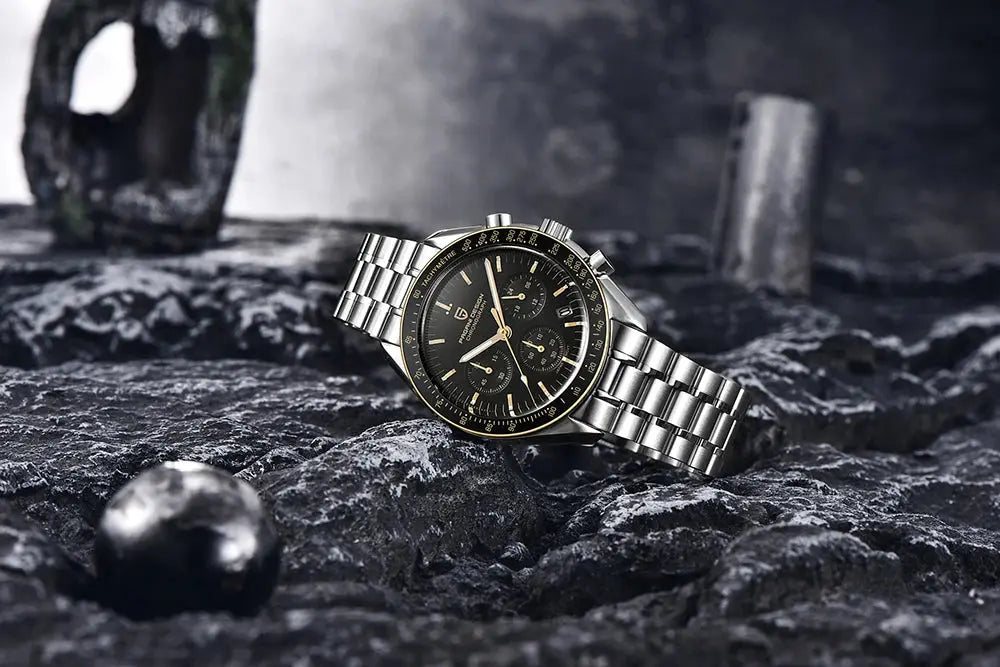 Luxury Business Mens Watches Chronograph AR Sapphire Mirror Waterproof - Inspirational Watches